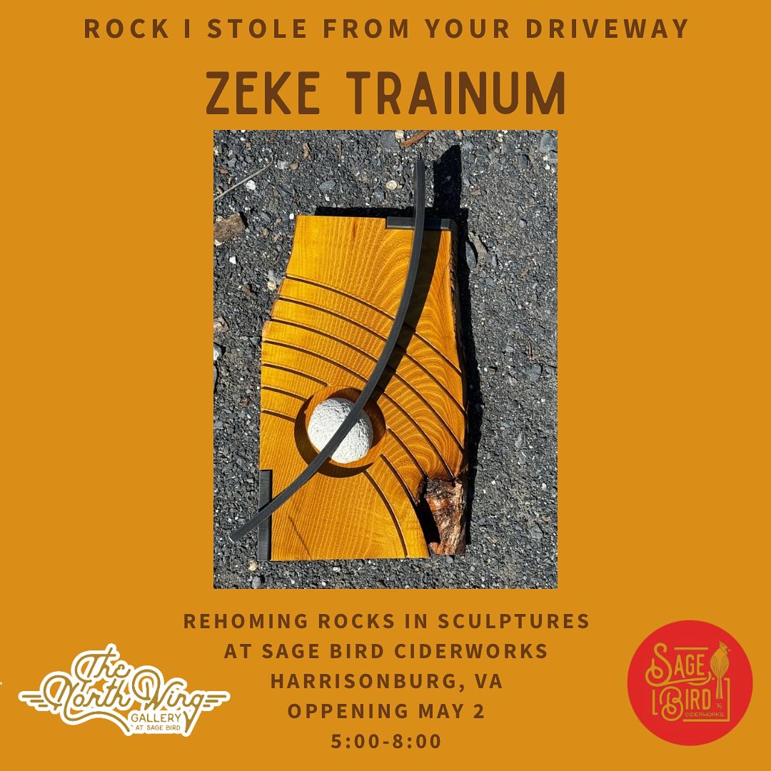 Rocks I Stole From Your Driveway exhibition poster