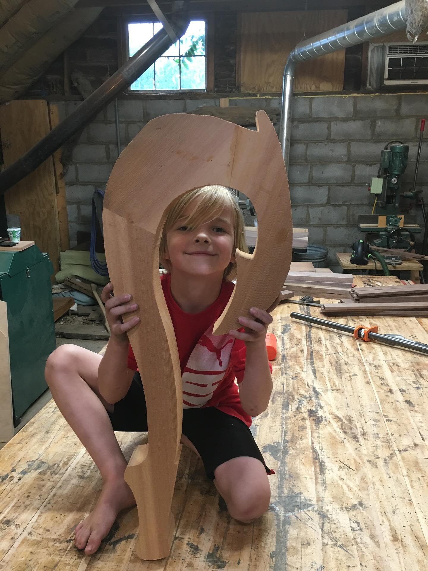 Hand-carved wooden Maui hook